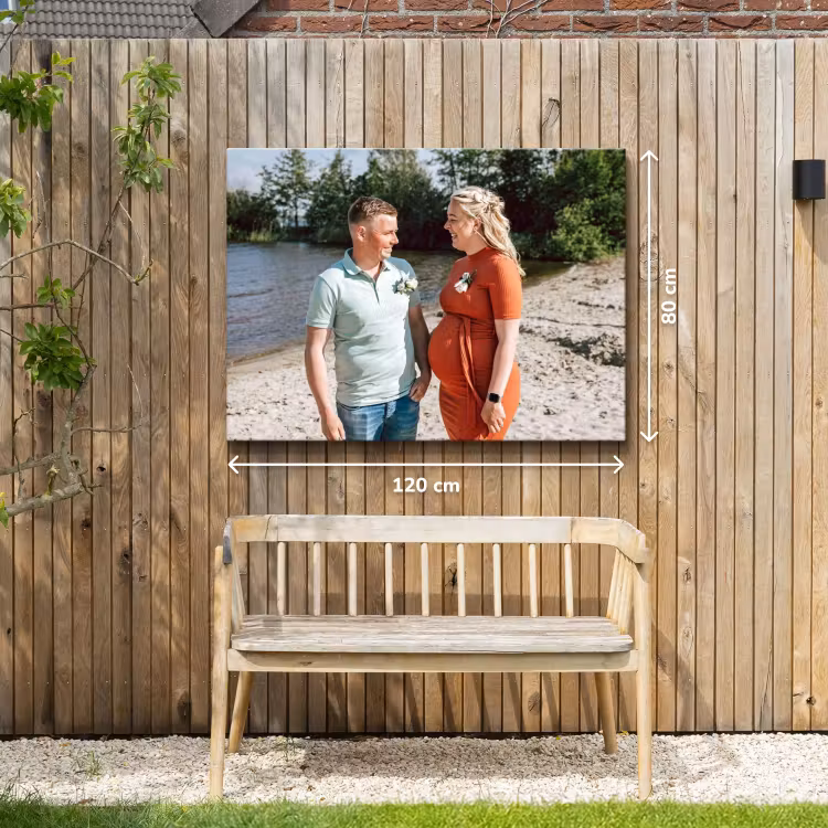 stel op buiten canvas