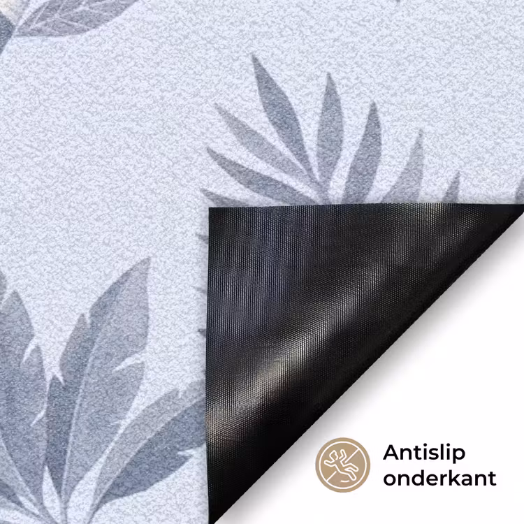 Aap - Boom - Bladeren - Jungle - Illustratie Deurmat klein -antislip_NL