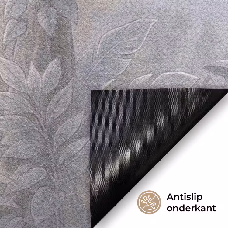Aap - Boom - Jungle - Natuur - Grijs Deurmat klein -antislip_NL