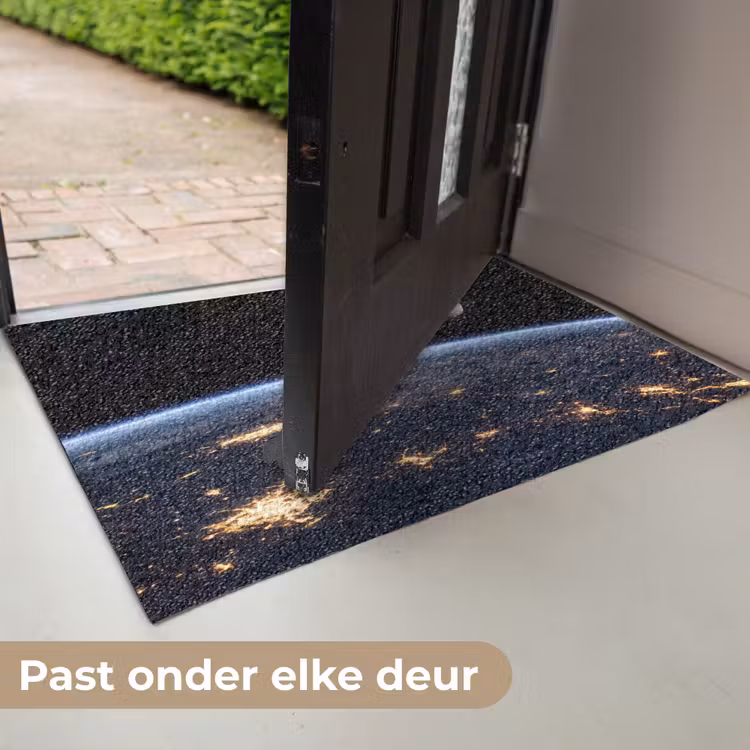 Deurmat - Aarde - Nacht - Ruimte - Aarde - Nacht - Ruimte Deurmat klein