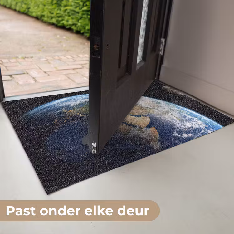 Aarde - Ruimte - Blauw - Groen Deurmat klein -USP_NL