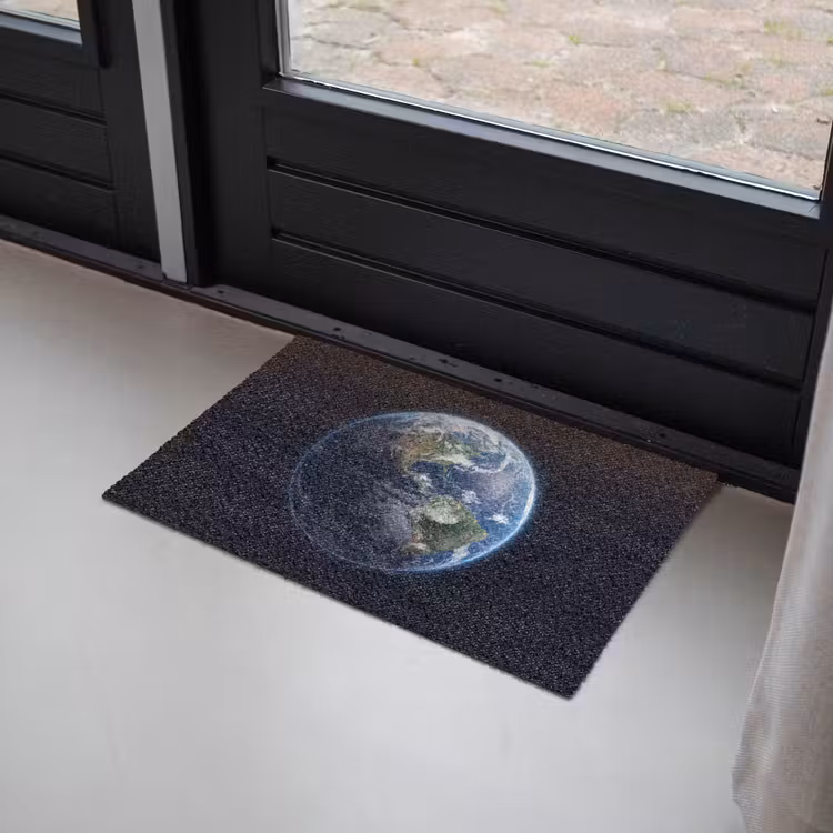 Deurmat - Aarde - Ruimte - Kosmos - Aarde - Ruimte - Kosmos Deurmat klein