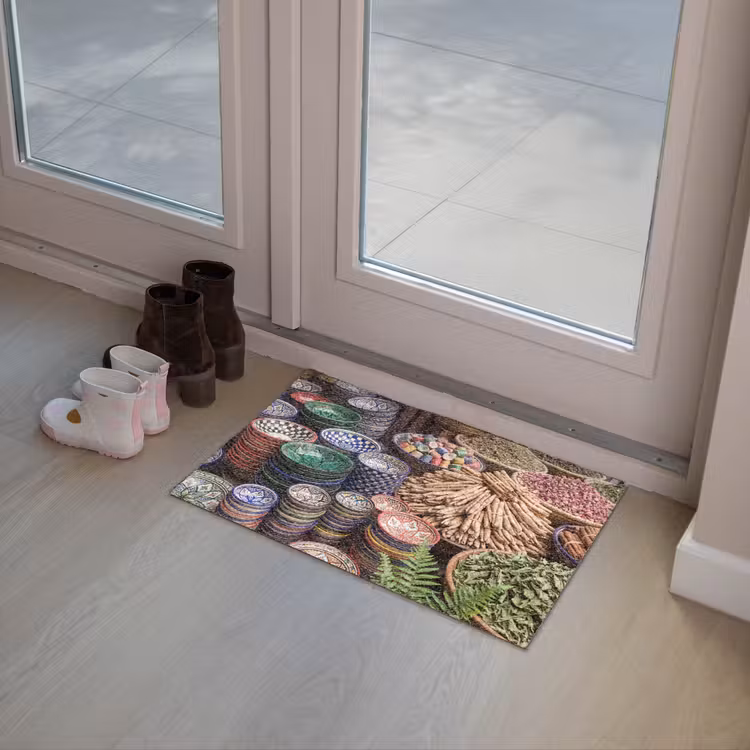 Deurmat - Aardewerk - Oosters - Kleurrijk - Aardewerk - Oosters - Kleurrijk Deurmat klein