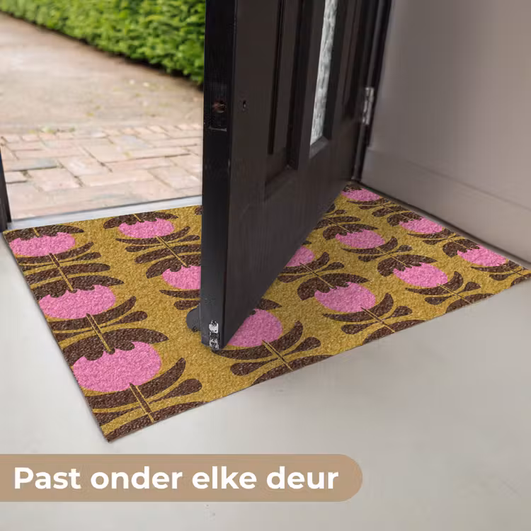 Abstract - Bloemen - Roze Deurmat klein 898 -USP_NL