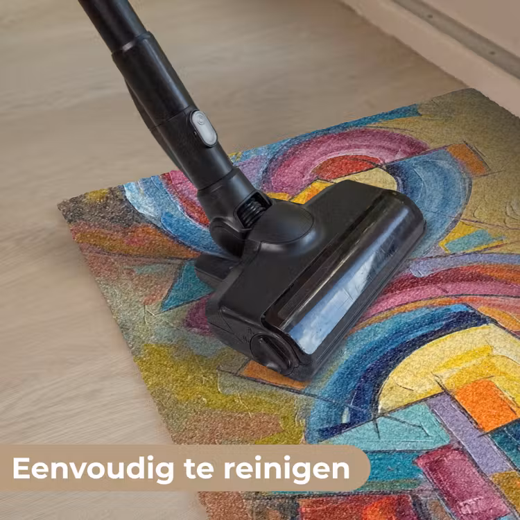 Abstract - Cirkels - Schilderij - Kleurrijk - Dynamisch Deurmat klein -reinigen_NL