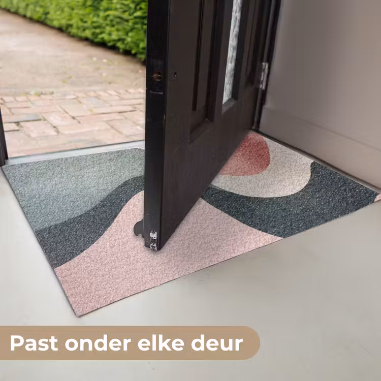 Abstract - Golven - Sierlijk - Roze Deurmat klein -USP_NL