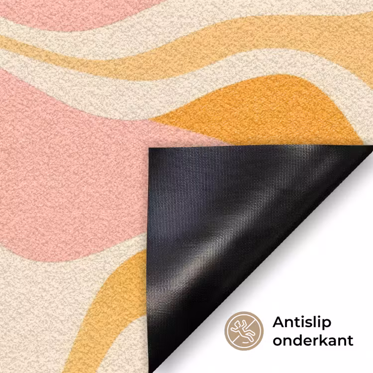 Abstract - Golvend - Oranje Deurmat klein -antislip_NL