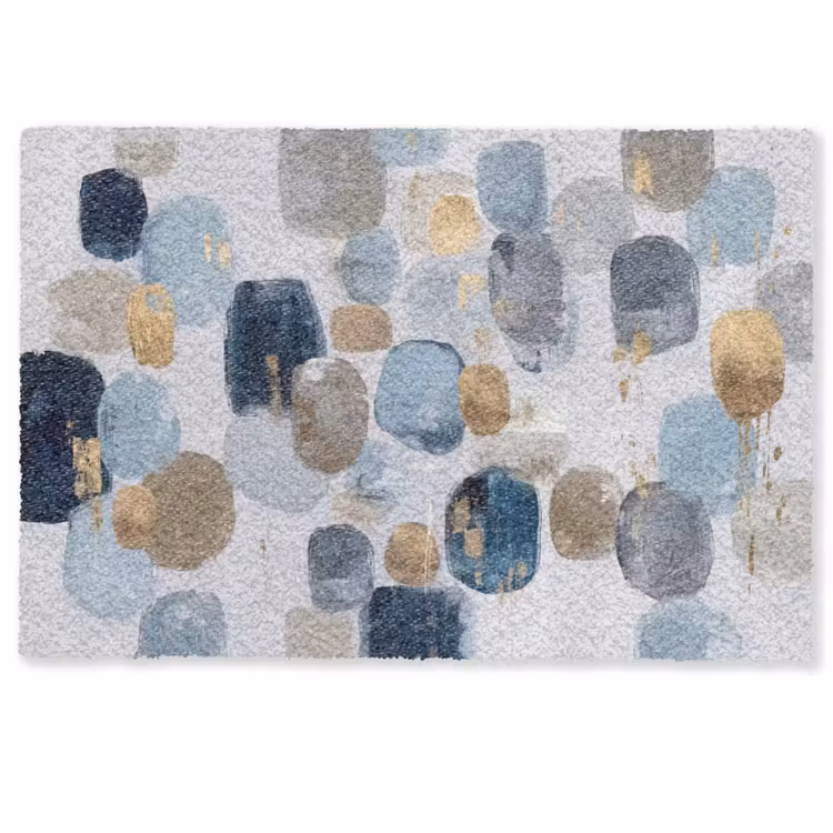 Abstract - Goud - Vormen Deurmat klein -zkaufland3d