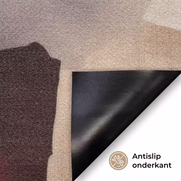 Abstract - Kleurbakken - Rood Deurmat klein -antislip_NL
