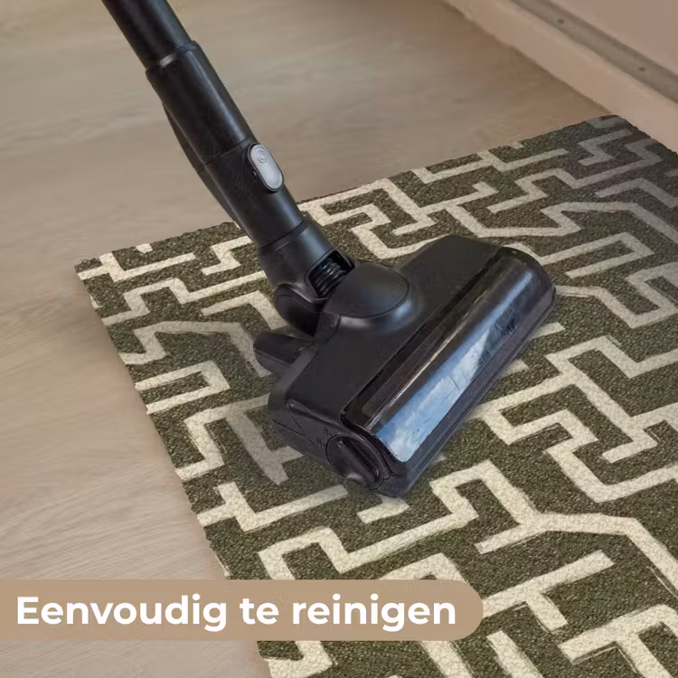 Abstract - Lijnen - Groen Deurmat klein 898 -reinigen_NL