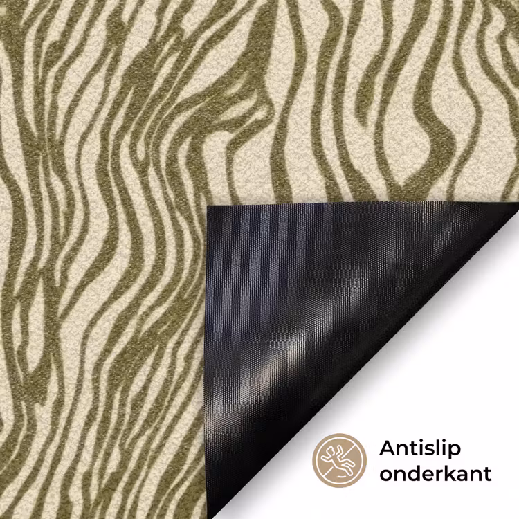 Abstract - Marmer - Groen Deurmat klein 898 -antislip_NL