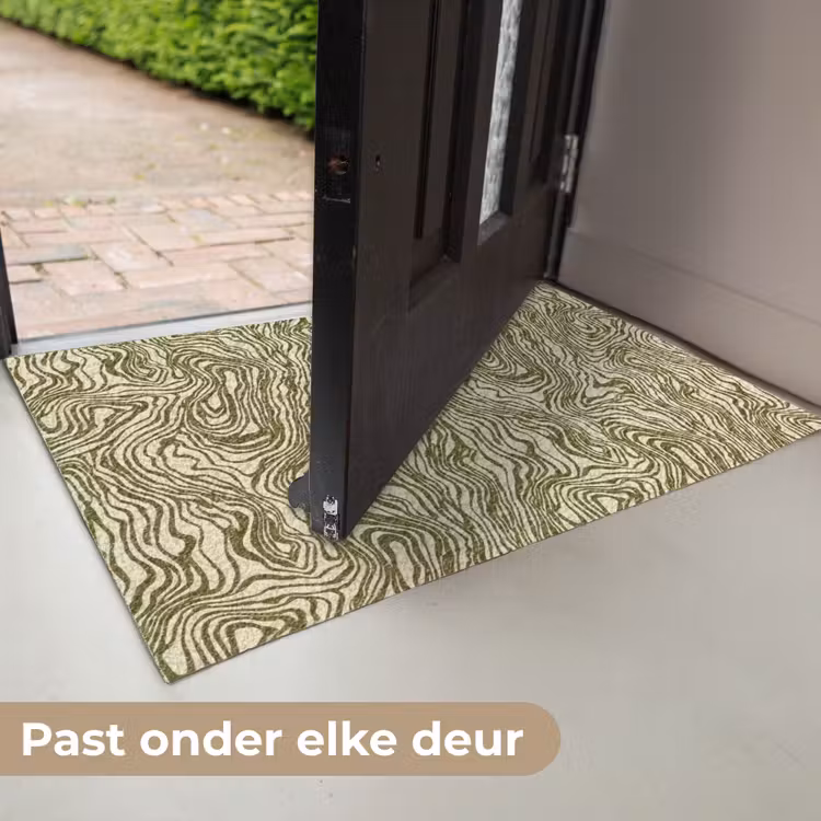 Abstract - Marmer - Groen Deurmat klein 898 -USP_NL