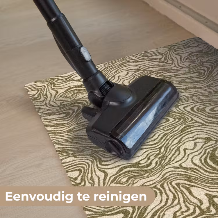 Abstract - Marmer - Groen Deurmat klein 898 -reinigen_NL