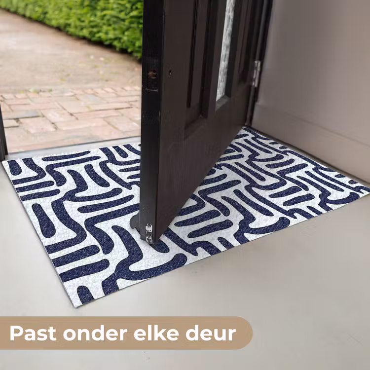 Abstract - Modern - Blauw Deurmat klein 898 -USP_NL