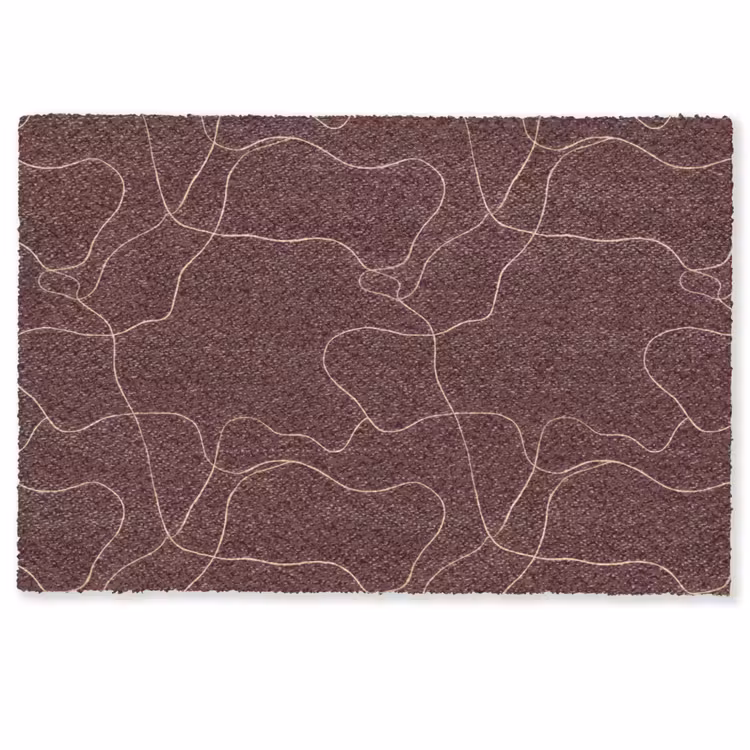 Abstract - Modern - Bruin Deurmat klein 898 -zkaufland3d