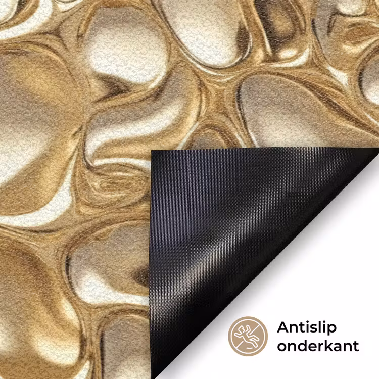 Abstract - Modern - Goud Deurmat klein 898 -antislip_NL
