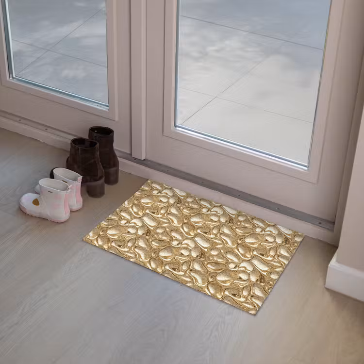 Abstract - Modern - Goud Deurmat klein 898 -sfeer3