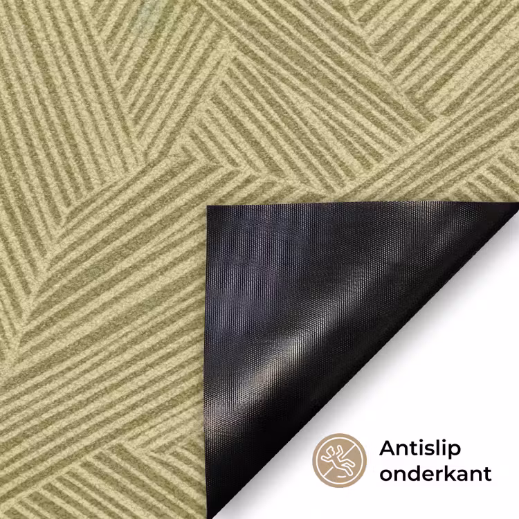 Abstract - Modern - Groen Deurmat klein 898 -antislip_NL