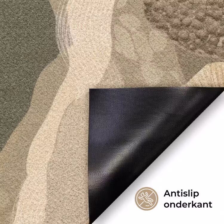 Abstract - Modern - Groen Deurmat klein 898 -antislip_NL