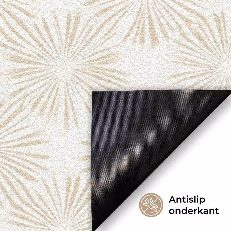 Abstract - Motief - Beige Deurmat klein 898 -antislip_NL