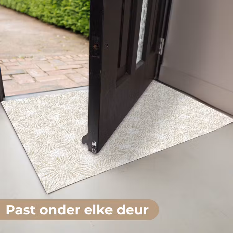 Abstract - Motief - Beige Deurmat klein 898 -USP_NL