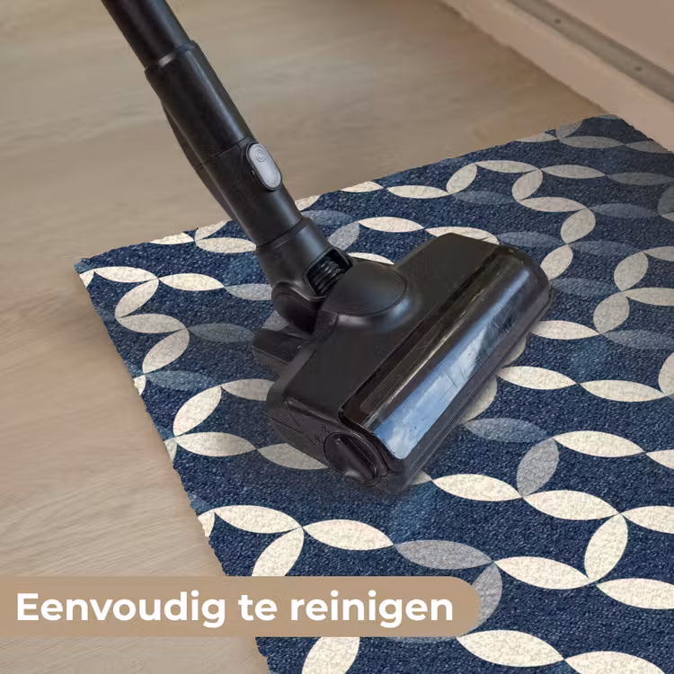 Abstract - Patroon - Blauw Deurmat klein 898 -reinigen_NL