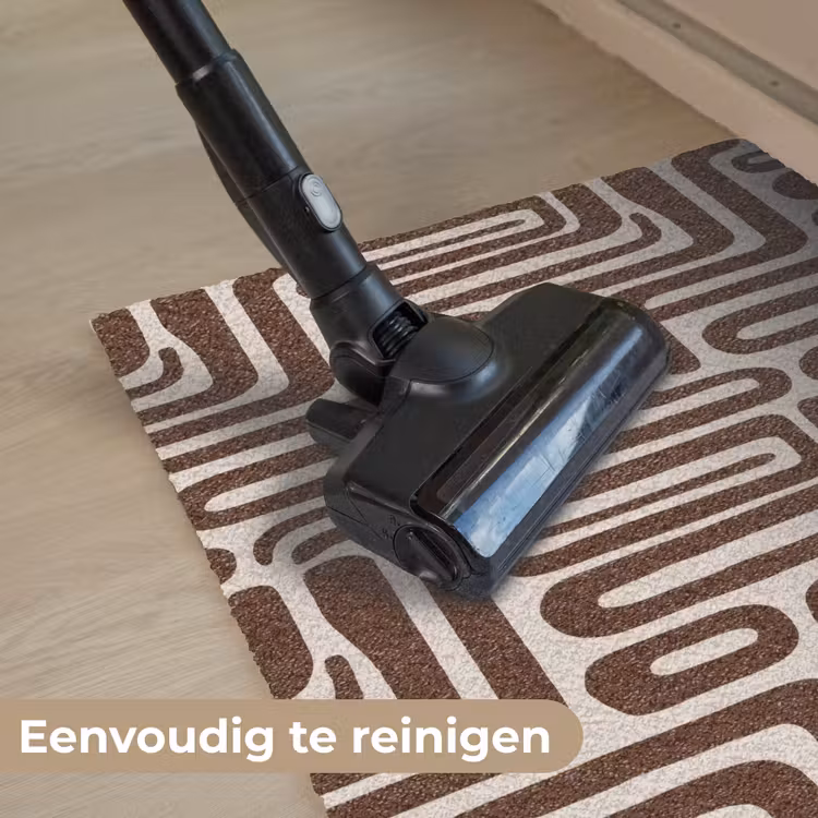 Abstract - Patroon - Bruin Deurmat klein 898 -reinigen_NL