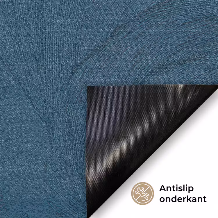 Abstract - Patroon - Donkerblauw - Elegant Deurmat klein 898 -antislip_NL