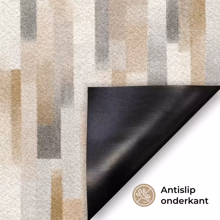 Abstract - Patroon - Kwaststreken Deurmat klein 898 -antislip_NL