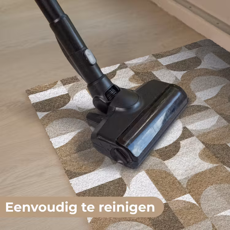 Abstract - Retro - Bruin Deurmat klein 898 -reinigen_NL