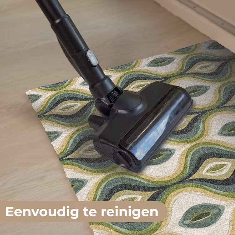 Abstract - Ritmisch - Groen Deurmat klein 898 -reinigen_NL