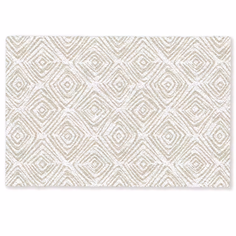 Abstract - Ruit - Beige Deurmat klein 898 -zkaufland3d