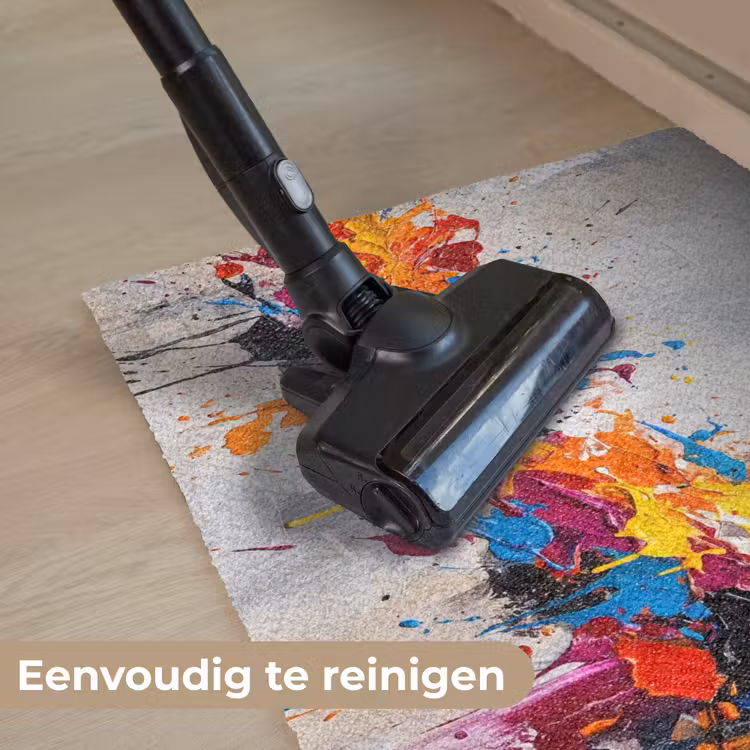 Abstract - Schilderij - Kleurrijk - Dynamisch Deurmat klein -reinigen_NL
