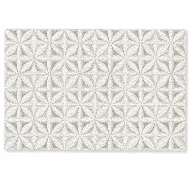 Abstract - Structuur - Grijs - Wit Deurmat klein 898 -zkaufland3d