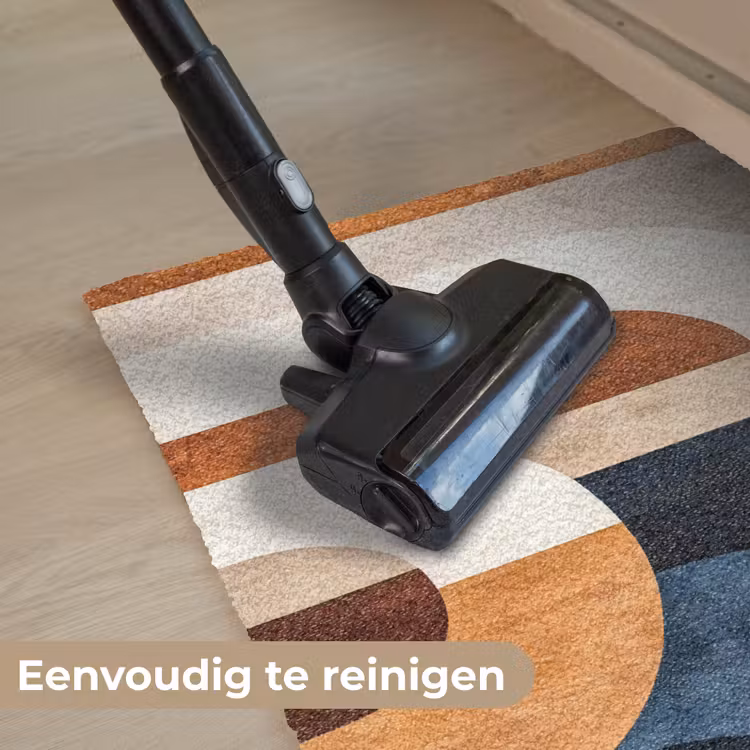 Abstract - Vormen - Donkerblauw Deurmat klein -reinigen_NL