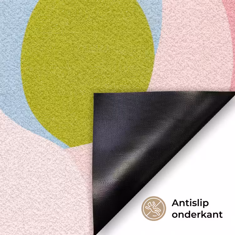 Abstract - Vormen - Roze Deurmat klein -antislip_NL