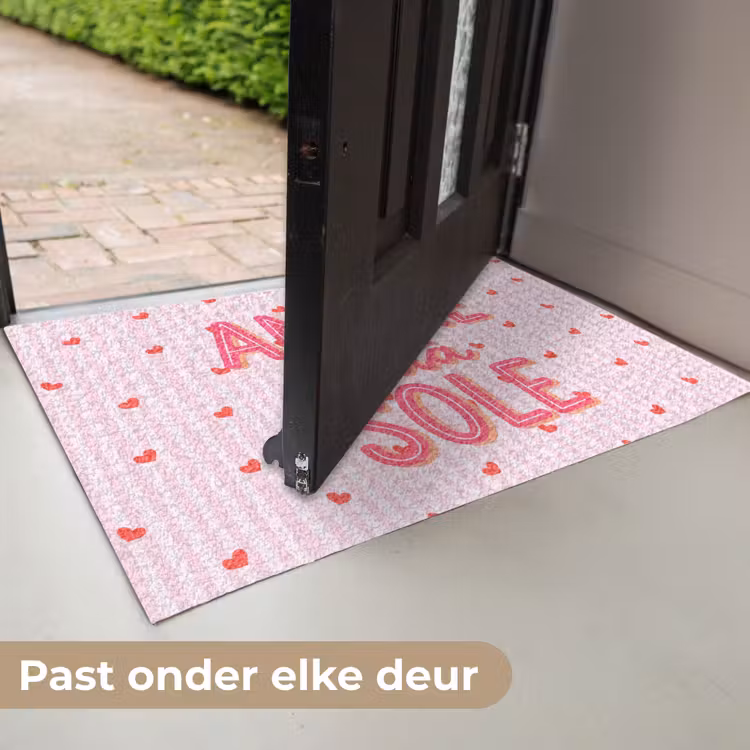 Amore vita sole - Roze - Hartjes Deurmat klein -USP_NL