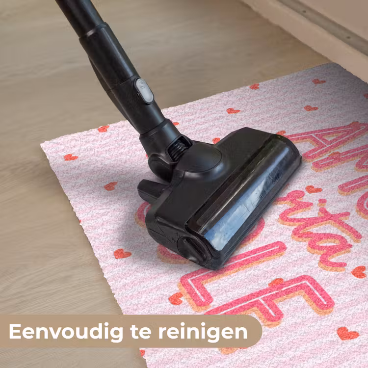 Amore vita sole - Roze - Hartjes Deurmat klein -reinigen_NL
