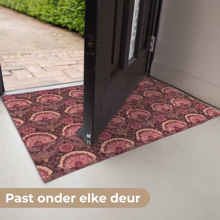 Antiek - Bloemen - Kleurrijk Deurmat klein 898 -USP_NL