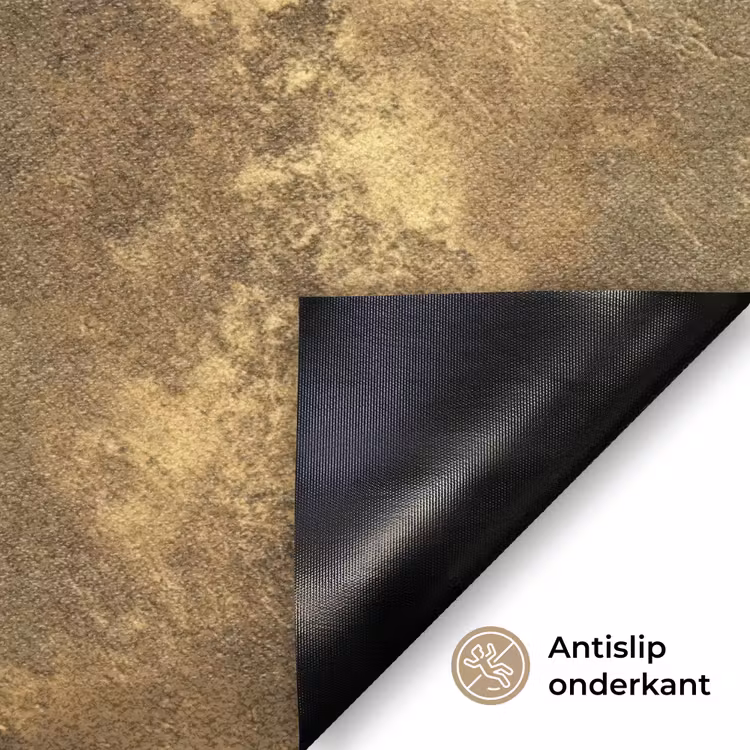Antiek - Metaallook - Goud Deurmat klein 898 -antislip_NL