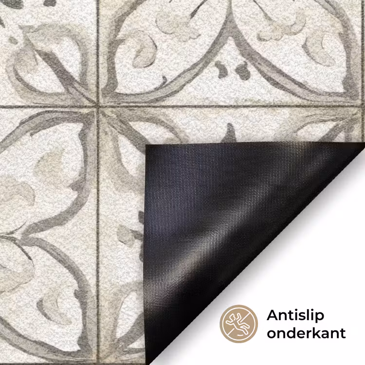 Antiek - Tegel - Beige Deurmat klein 898 -antislip_NL