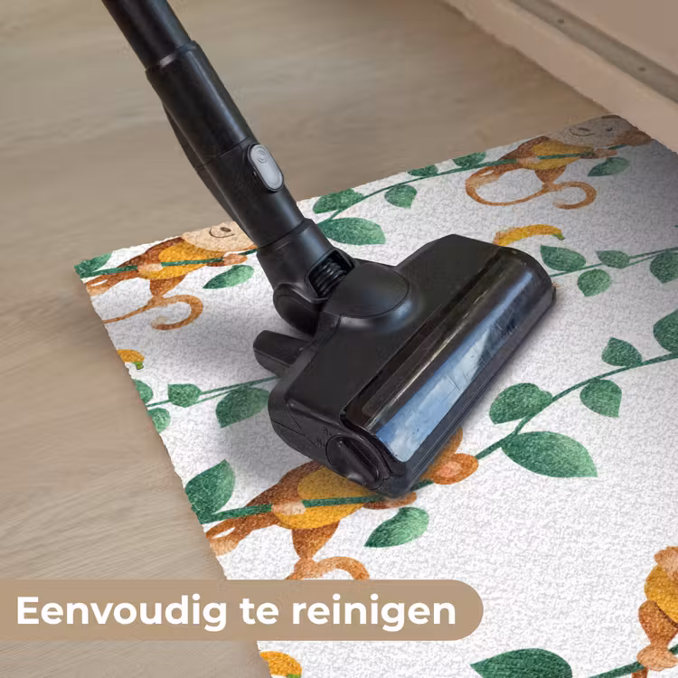 Apen - Lianen - Kleurrijk Deurmat klein 898 -reinigen_NL