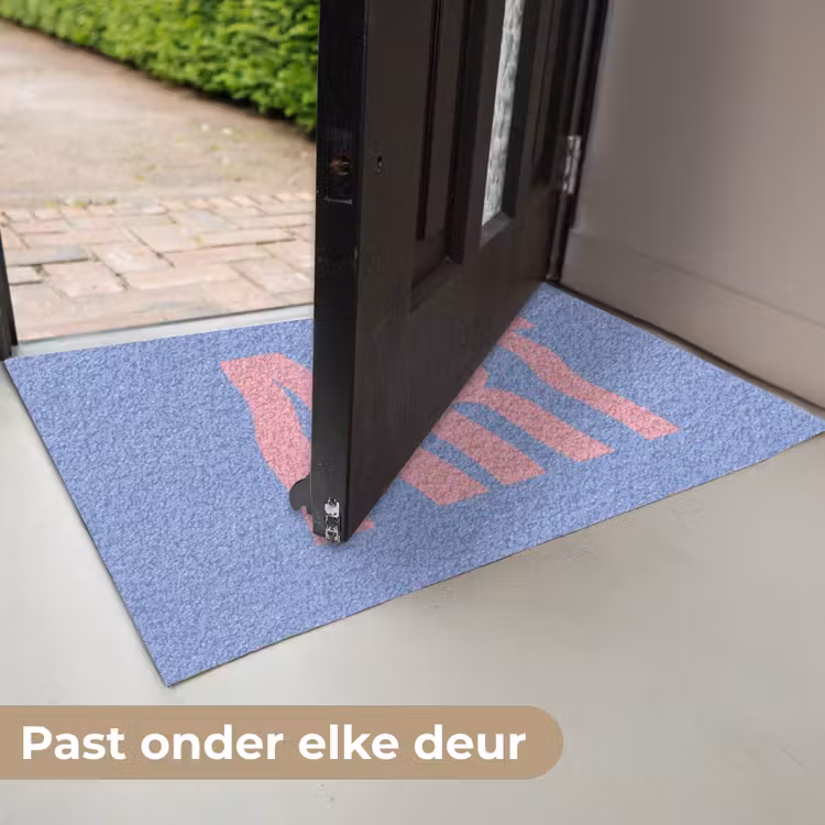 Art - Roze - Blauw Deurmat klein -USP_NL