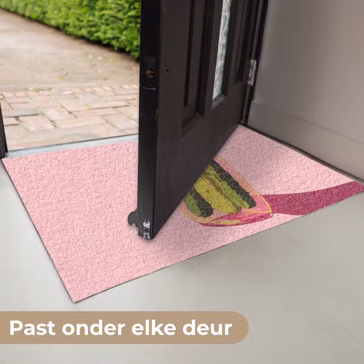 Augurken - Pot - Schaduw - Roze Deurmat klein -USP_NL