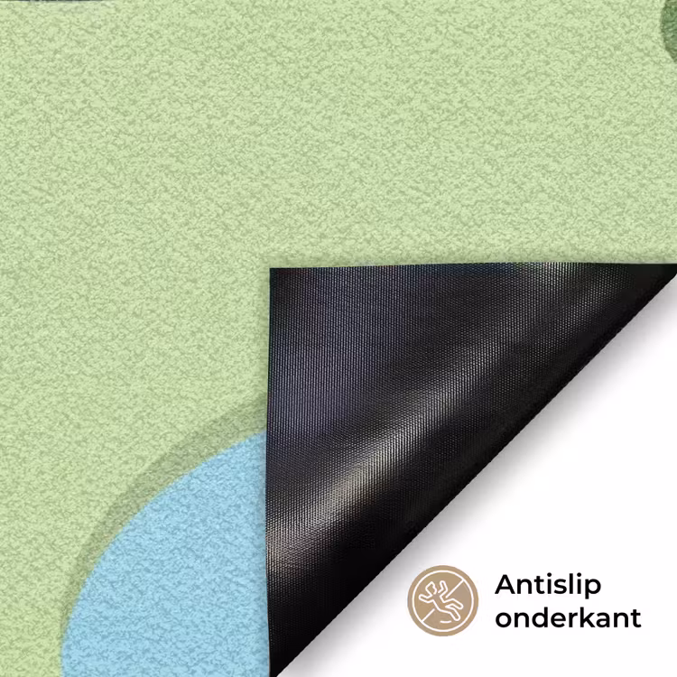 Auto - Bergweg - Natuur - Illustratie Deurmat klein -antislip_NL