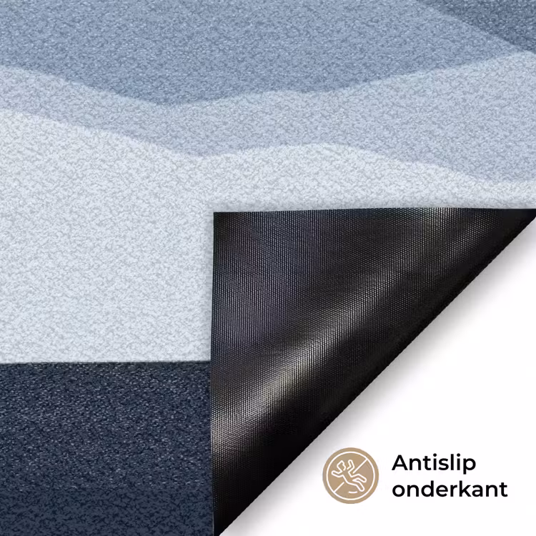 Auto - Meer - Bergen - Blauw Deurmat klein -antislip_NL