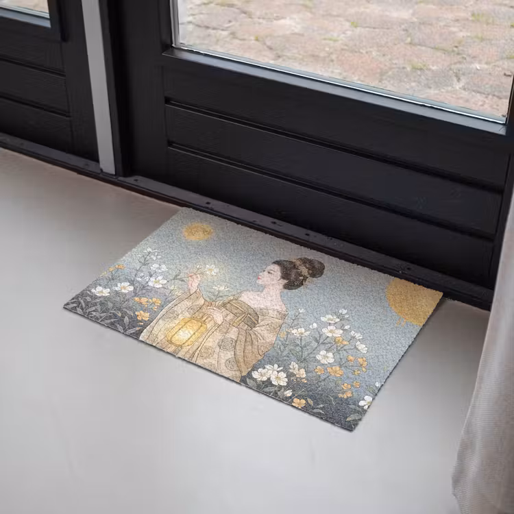 Aziatisch - Vrouw - Kimono Deurmat klein -sfeer2