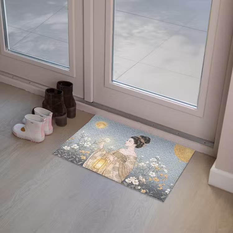 Aziatisch - Vrouw - Kimono Deurmat klein -sfeer3