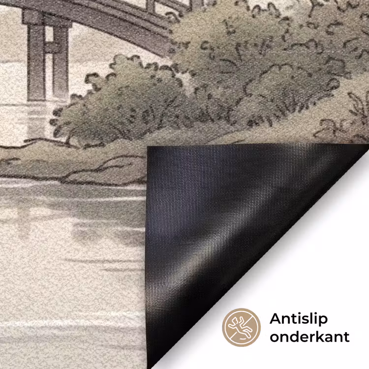 Azië - Landschap - Kleurrijk Deurmat klein -antislip_NL