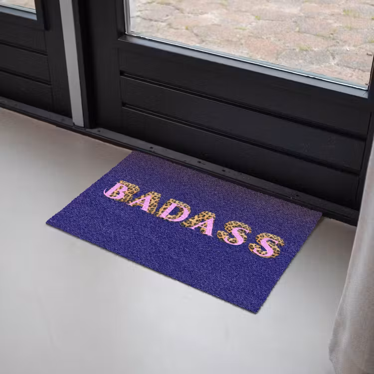 Badass - Panterpint - Schaduw - Roze Deurmat klein -sfeer2